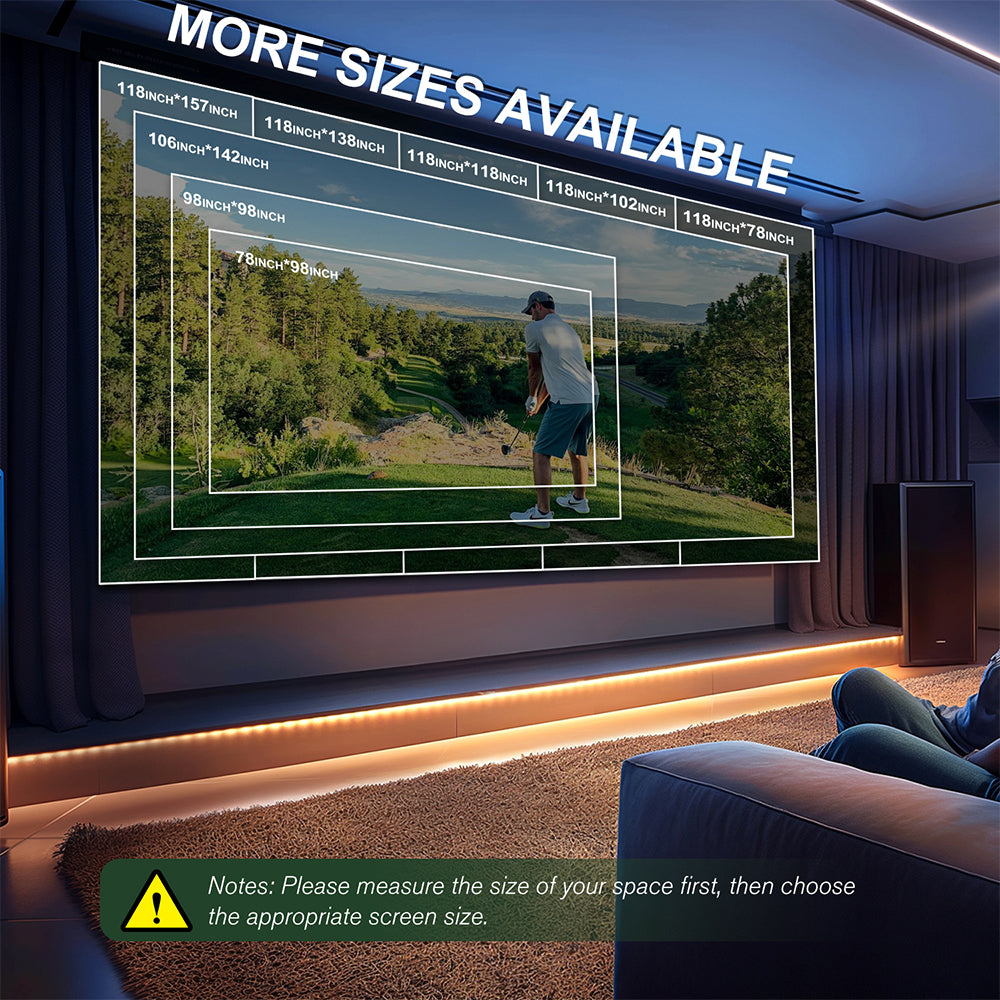 Classic White Golf Impact Screen – 480gsm Standard